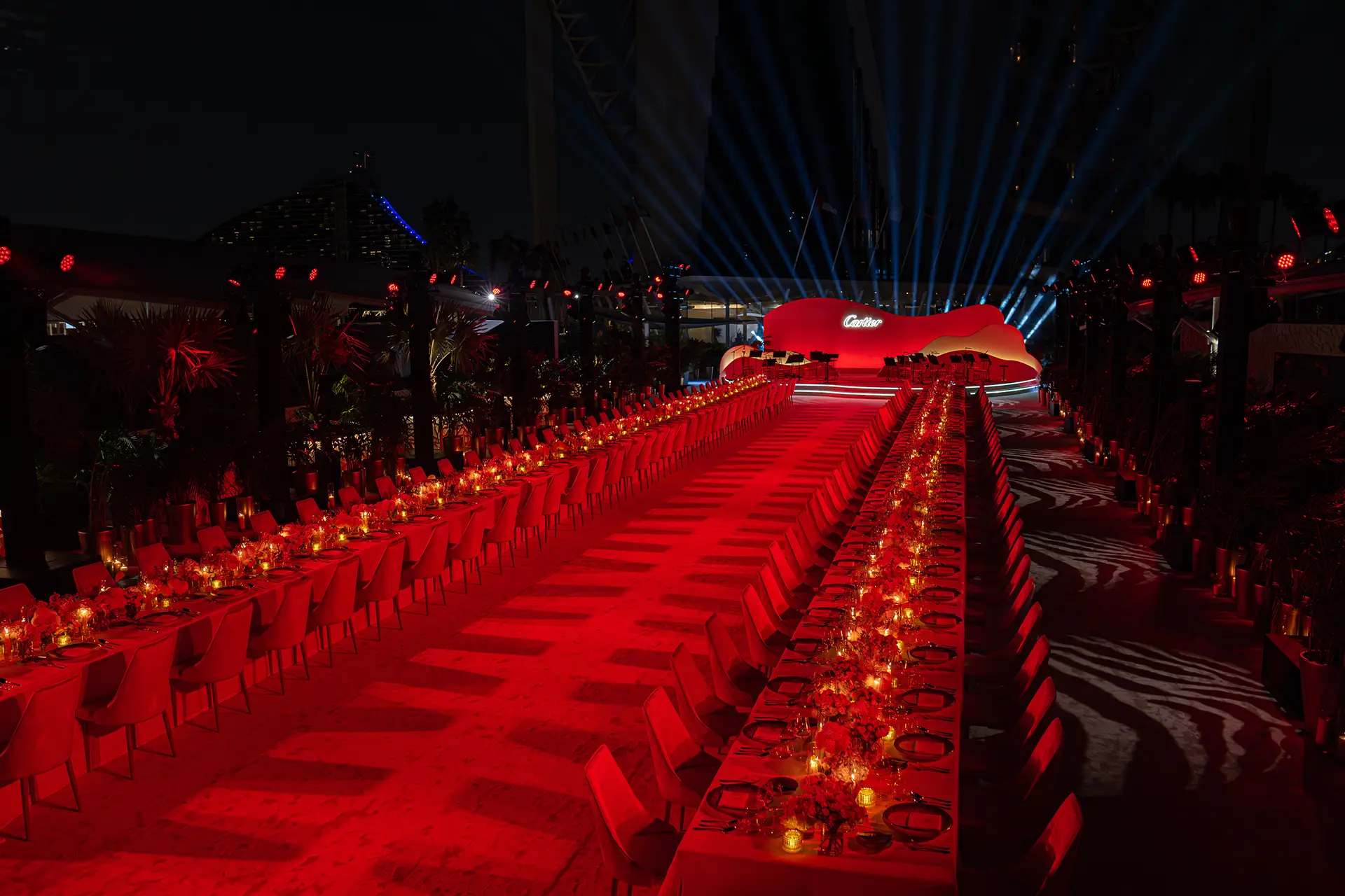 Other photo of the venue for the Cartier High Jewelry Event in Dubai