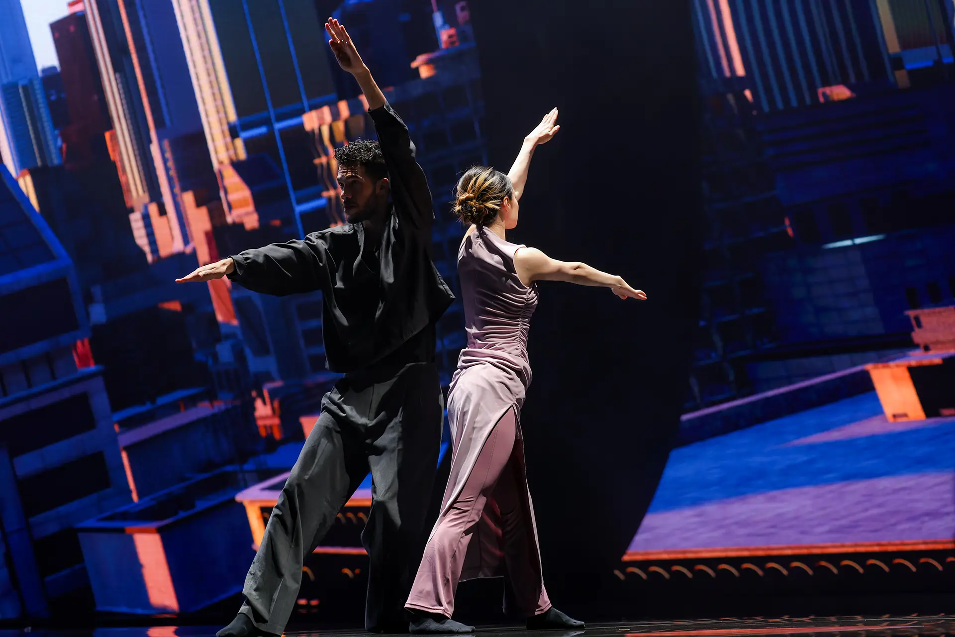 Photo of dancers on stage